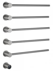 Полотенцесушитель электрический Wonzon & Woghand WW-AL315-BR встраиваемый, брашированный никель