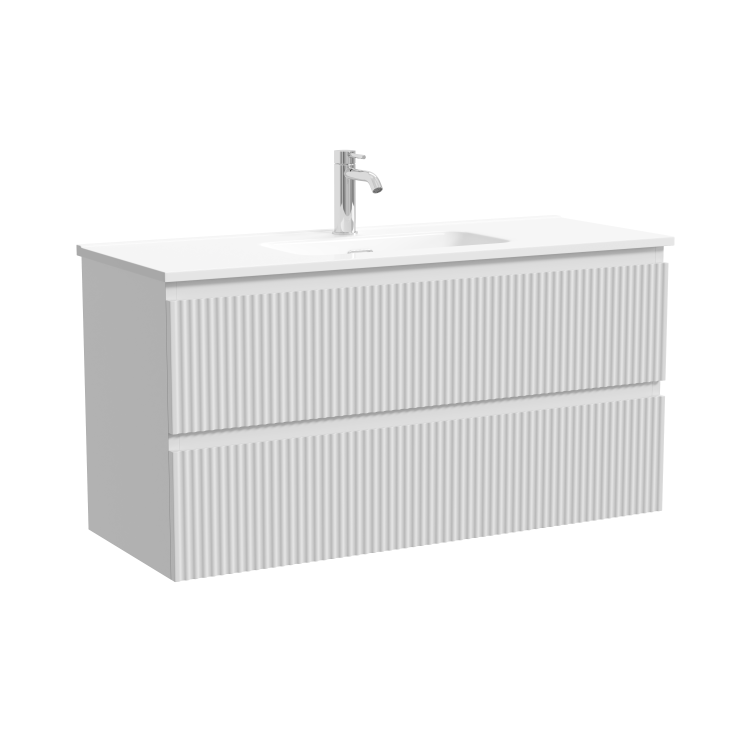 Тумба с раковиной Sancos Snob R Bianco, 100x52