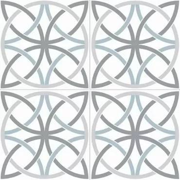 Керамогранит Niceker Chic NKR_CH_B_WH_DP Bosham White 45.2x45.2
