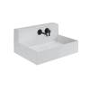 Тумба с раковиной Kerama Marazzi Logica M белый, тумба LO.M.65\WHT + рак. LO.M.wb.65 фото 2