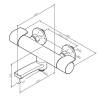 Смеситель для ванны Am.Pm X-Joy F85A50022 черный, с термостатом фото 10