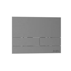 Кнопка смыва Iberica Blanca Inox-S IB.B016.02 вороненая сталь, 25x17