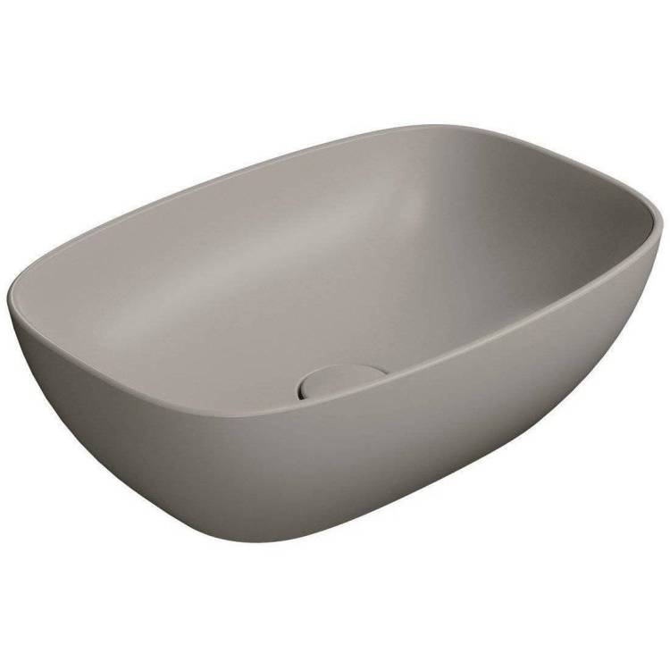 Раковина GSI Nubes 978405 50 см, серо-бежевая матовая