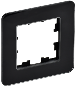 Рамка 1-постовая IEK Brite BR-M12-G-41-K02 черный