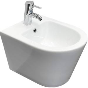 Биде подвесное Comforty 105BD 00-00012853 белый, с переливом