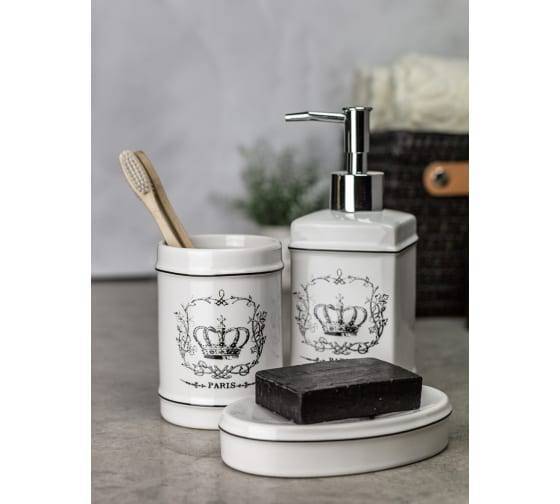 Набор аксессуаров для ванны Bath Plus Royal W-CE1022A-SET3 белый