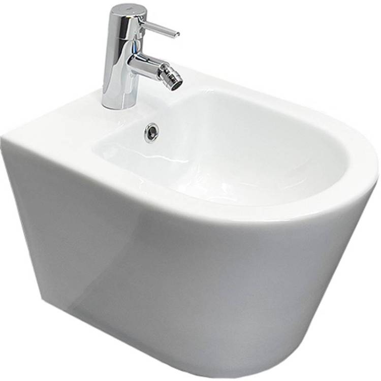 Биде подвесное Comforty 105BD 00-00012853 белый, с переливом