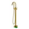 Смеситель для ванны с душем Timo Saona 2310/20Y-CR напольный, золото шлифованное