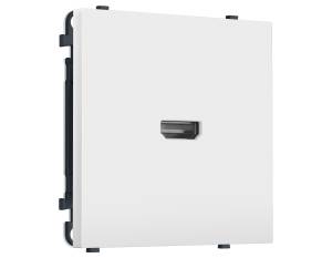 Комплект механизма розетки HDMI 2.1 Ambrella Volt Sigma MS134030 белый матовый