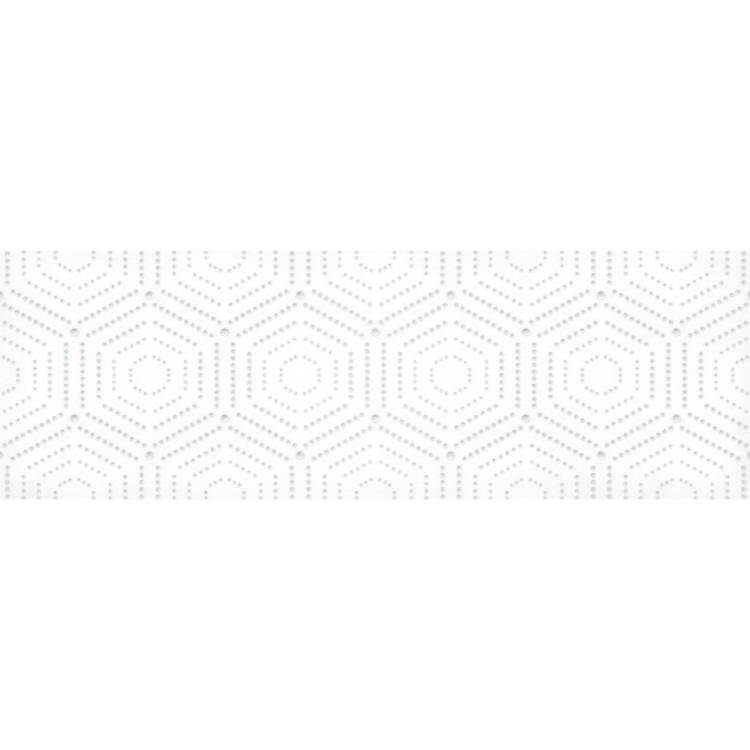 Декор Lasselsberger Ceramics Парижанка 1664-0183 Геометрия Белый 20x60