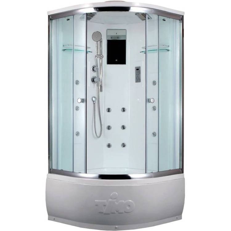 Душевая кабина Timo Lux T-7700 с высоким поддоном, с сиденьем