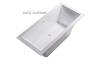 Ванна из искусственного камня Астра-Форм Лотус 185x85 Solid Surface, белая матовая фото 4
