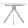 Стол Bradex Home Rudolf RF 0523 белый мрамор, белый 100(130)x100x75 фото 4