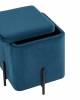 Пуф-сундук Stool Group Грейс vd-grays-kv-b29 квадрат синий фото 4