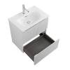 Тумба с раковиной BelBagno UNO-MINI 60 подвесная, Bianco Opaco фото 4