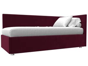 Кровать Лига Диванов Лига-039 122069 красный правая 90x200