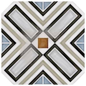 Керамогранит Vives Vodevil Octogono Ritter Multicolor G.156 20x20 Керамогранит Vives Vodevil Octogono Ritter Multicolor G.156 20x20