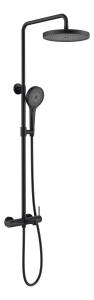 Душевая стойка Vincea Rim VSFS-2RM1MB с изливом, черный матовый