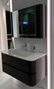 Тумба под раковину Armadi Art Ovale D 780-100-WN Walnut, 100см
