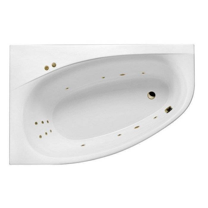 Акриловая ванна Excellent Kameleon LINE WAEX.KML17.LINE.BR 170x110 левая, бронза