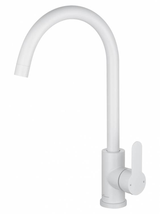 Смеситель для кухни Wonzon & Woghand WW-AE4554-MW белый матовый