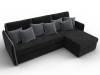 Диван угловой Лига Диванов Лига-078 130991 Черный фото 6