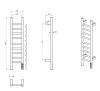 Полотенцесушитель электрический Wonzon & Woghand WW-AL4092-GM Темный графит фото 2