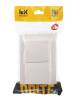Розетка 2-местная с заземлением, шторками и крышкой IEK Brite BR-R26-16-44-K36-F жемчуг фото 4