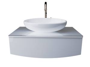 Тумба под раковину 1MarKa Nega Ц0000002812 белая, 60x49x27.2