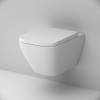Унитаз подвесной AM.PM Spirit V2.0 C701701SC FlashClean с сиденьем микролифт, белый