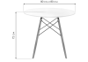 Стол Woodville Table 15363 white/wood фото 2