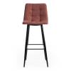 Стул барный Tetchair Chilly (mod.7095б) 19638 коралловый, черный фото 5
