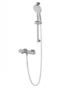 Смеситель для ванны Wonzon & Woghand WW-C2011-A-CR с душем и термостатом, хром