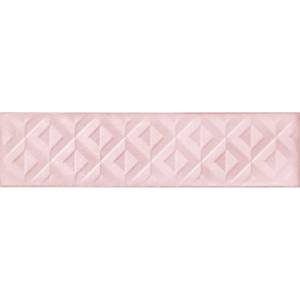 Керамическая плитка Cifre Ceramica Drop Relieve Pink Brillo 7.5x30