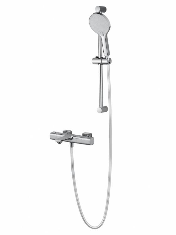 Смеситель для ванны Wonzon & Woghand WW-C2011-A-CR с душем и термостатом, хром