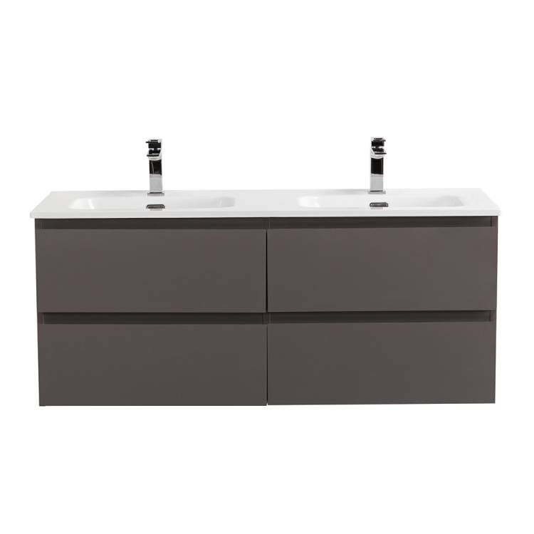 Тумба под раковину BelBagno KRAFT-1200-4C-SO-GSO Темно-серый матовый, 120x45.5x50