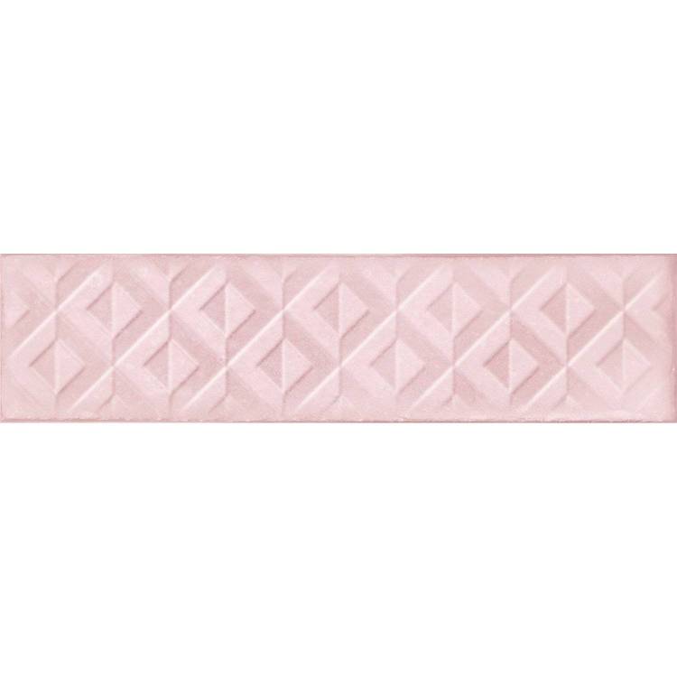 Керамическая плитка Cifre Ceramica Drop Relieve Pink Brillo 7.5x30