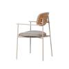 Стул Stool Group Doe FDC7387 OTE-CL-421 F13 коричневый бежевые ножки фото 6
