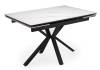 Кухонный стол Notta Старлайт 622888 snow alpin / черный