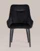 Кресло Stool Group Диана MC101-2 KD HLR-66 велюр черный фото 2