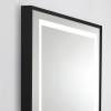 Зеркало BelBagno Kraft SPC-KRAFT-685-885-TCH-WARM-NERO черное, с подогревом фото 2