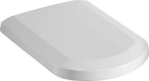 Крышка-сиденье Villeroy&Boch Sentique 98M8 S101 белый альпин, с микролифтом, петли хром