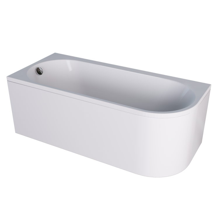 Акриловая ванна Marka One Alisa 170x75 левая