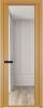 Межкомнатная дверь Profil Doors 2 AGP цвет профиля Золото, стекло безопасное 6 мм ромб белый 800x2000