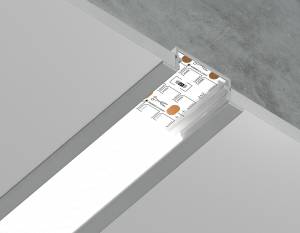 Алюминиевый встраиваемый профиль  Ambrella light Illumination GP1200AL