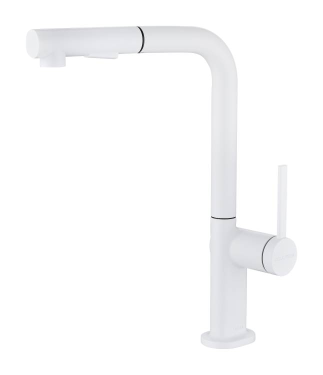 Смеситель для кухни Paulmark Neo Ne214419-WH белый матовый