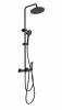 Душевая стойка Wonzon & Woghand WW-B3097-A-MB с термостатом, черный