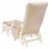 Кресло-качалка Комфорт Milli Smile 4627164251046 дуб шампань, polaris Beige, с пуфом и маятниковым механизмом фото 3