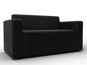 Прямой диван Лига Диванов Лига-093 132458 черный