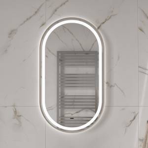Зеркало Equil Астер (Aster) zkASTER45-46 с подсветкой, амарок, 45x80 см